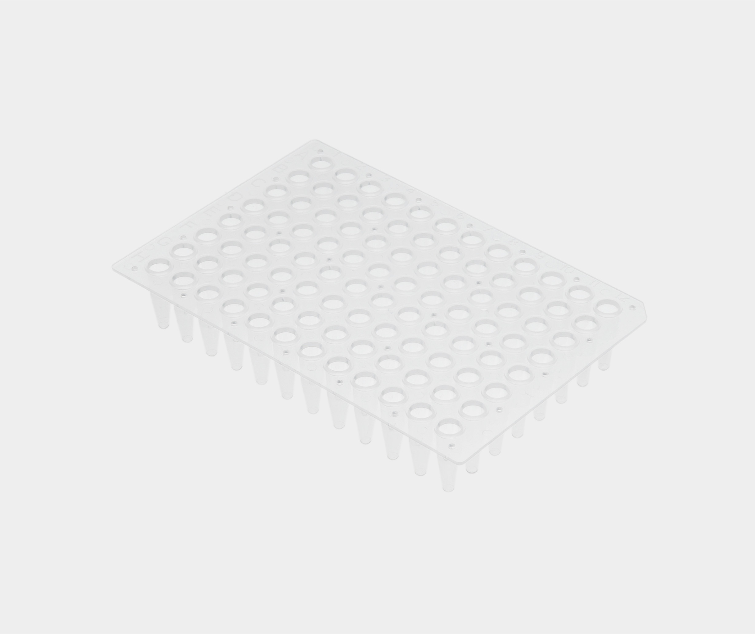 96Well 0.2ml Transparent No Skirt PCR Plate