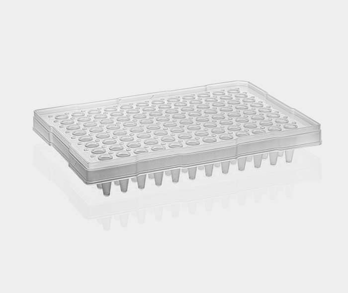 96Well 0.2ml Transparent Half Skirt ABI PCR Plate